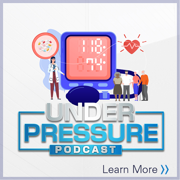 Under Pressure Episode #5: Shared Decision Making in Cardiovascular Patient Care to Address Cardiovascular Disease Disparities Banner